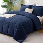 Cozylux Size Comforter Sets - Navy Blue Full,. Fixed Price $53.99.