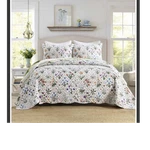 Marcielo King Set BY226 Floral Quilted Multicolor Polyester. Fixed Price $47.80.
