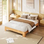 Queen Size Frame Wood Platform Minimalist Bedroom Furniture. Fixed Price $123.19.