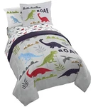 Jay Franco Trend Collector Dinosaur Roar 7 Piece Full Bed Set - Includes Comf.... Fixed Price $87.00.