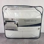 Perry Ellis Portfolio Down Alternative Comforter Twin Xl White Dorm Bedding. Fixed Price $59.99.