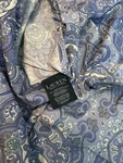Ralph Lauren Colchester Mist Paisley Queen Comforter & 2 Shams Set Blue. Fixed Price $125.00.