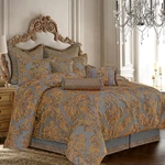 Queen Comforter 9-PIECE, European Classical Style Sets Bed In Ba. Fixed Price $496.99.
