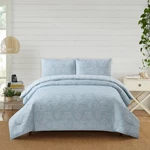 Modern Heirloom King Leaf Comforter Blue. Fixed Price $27.99.