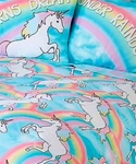 New Justice Girls Unicorn Comforter Queen 7 Piece Bedding Set Rainbow. Fixed Price $69.95.