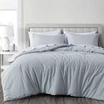 Chezmoi Collection 3-PIECE Luxury Soft Smooth 250TC Cotton Twill Comforter Set. Fixed Price $64.99.