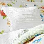 Piper & Wright Summerfield Cotton Bright White Pompom Tailored Pillow 16" X. Fixed Price $15.00.