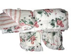 Westpoint Stevens Pink Floral Roses Dots Butterflies (4P) Twin Comforter Sets. Fixed Price $159.20.