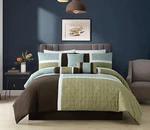 Chezmoi Collection 7-PIECE Patchwork Bedding Set Medallion Quilted Comforter. Fixed Price $79.99.
