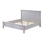 Sea Winds Trading Geneva Solidwood King Storage Bed Distressed Grey White. Fixed Price $1863.00.