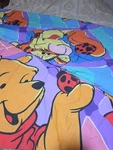 Vtg Disney Winnie The Pooh Tigger Ladybug Reversible Twin Comforter Bedding. Fixed Price $47.00.