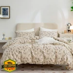 Bupird Twin Floral Comforter Set 2 Pc Soft Vintage Garden Bedding. Fixed Price $64.99.