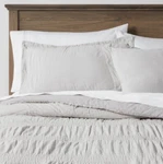 Threshold Comforter & Sham Set Light Gray King Size Bed. Fixed Price $55.99.