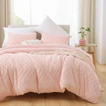 Yirddeo Pink Comforter Set 3PCS, Boho Blush Size Full,. Fixed Price $46.99.
