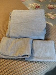 Hearth & Hand Magnolia Sage Beige Stripe Duvet Cover Set,full/queen, 3 Piece. Fixed Price $38.00.