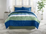 Brylanehome Bh Studio Reversible Comforter - Queen, Navy Sage. Fixed Price $69.99.