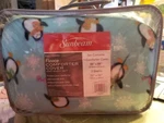 Sunbeam Fleece Comforter Cover And Sham Set Penguin Dress Up Full/queen. Fixed Price $19.99.
