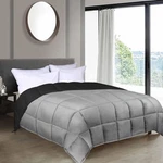 Season Reversible Comforter, Medium Warmth Light Hypoallergenic Box-stitched. Fixed Price $66.00.