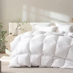 Hungarian Down Feather Fiber King Size,hotel Style Bedding COMFORTER,1. Fixed Price $192.99.