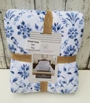 Rachel Ashwell Shabby Chic Farmhouse Cotton Reversible Quilt King Blue Cottage. Fixed Price $95.00.