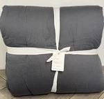 Pottery Barn Dream Brushed Comforter Full/queen Steel Blue Organic Cotton Sateen. Fixed Price $129.00.