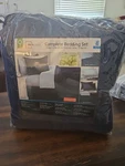 Mainstays Bedding Set 8-PC Queen Size Comforter Pillow Cases Sheets New. Fixed Price $44.00.