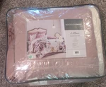 Madison Park 8PC Queen Cotton Printed Comforter Set Blush Floral Pink. Fixed Price $39.99.