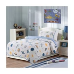 Soul & Space Adventure Bedding Quilt Set - Twin With 1 Sham Planet Gal.... Fixed Price $71.79.