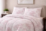 Cabbages & Roses London King Comforter Set Alderney Raspberry 3 Piece Floral. Fixed Price $219.99.