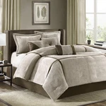 Madison Park Cozy Comforter Set Casual Blocks Design All Season, Matching Bed Sk. Fixed Price $189.36.