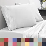 Sweet Home Collection 1800 Series Deep Pocket Microfiber 4 Piece Sheet Set. Fixed Price $26.99.