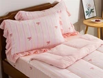 Comforter Set Zipper Bedding Girls, Twin Bowknot Comf.... Fixed Price $67.99.