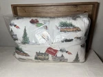 Pottery Barn National Lampoon's Christmas Vacation Percale Twin Comforter. Fixed Price $139.00.