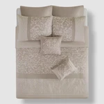 510 Design Beige Ramsey Embroidered King Size Comforter 8-PIECE Set. Fixed Price $56.70.