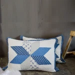 Kasentex 100% Cotton Summer Diamond Blue Patchwork Quilt King Size Pillow Sham,. Fixed Price $43.99.