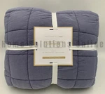 Pottery Barn Teen Favorite Hoodie Grid Comforter Rockport Blue Twin #T1013. Fixed Price $148.69.