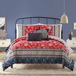 Indigo Bazaar 5-PIECE Reversible Comforter Set Ultra-soft Cotton, All Season. Fixed Price $91.49.