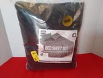 Utopia Bedding Cal King Soft Brushed Microfiber Black 4 Piece Sheet Set. Fixed Price $20.00.