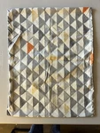 West Elm Queen/standard Size Pillow Sham Set Modern Triangles". Fixed Price $26.95.