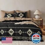 Wake In Cloud - Comforter Set, Boho Southwestern Farmhouse Style With Az. Fixed Price $66.75.