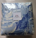 Lovely Isaac Mizrahi Live! Comforter Set New Cotton Queen Size Blues & Whites. Fixed Price $58.00.