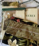 4 Pc Waverly Wailea Coast Ebony Pillow Shams & Table Covers - Tropical Bedding. Fixed Price $90.00.