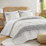 Hyde Lane Farmhouse Bedding Comforter Sets, Ivory Full/queen Size Boho Se.... Fixed Price $92.81.
