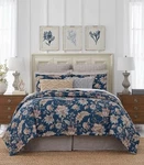 Nwt Southern Living Harlow Blue Floral King Comforter Set 3PC. Fixed Price $140.99.