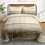 Zzzboro 7PCS Comforter Set Full Size Wild Birds Duck Lake Hunter Bedding Decor. Fixed Price $113.53.