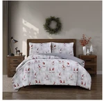 Hudson & Main Wintertime Print Comforter Set With Shams (full/queen). Fixed Price $60.00.