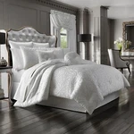 Queen New York Astoria White Comforter Set - King.. Fixed Price $274.99.