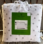 Kate Spade Seaside Deco Twin Xl Comforter Set, Gray Polka Dots 68 92. Fixed Price $98.00.