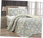 Linen Plus King/california 3PC Reversible Oversized Yellow. Fixed Price $37.40.