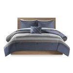 Intelligent Design Blue & Grey Printed Comforter Full Sheet Set - New. Fixed Price $60.00.